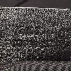 Pre Owned Gucci Black Coated Fabric and Leather Dialux Britt Boston Bag