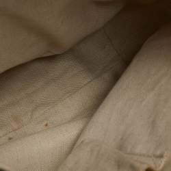Gucci Beige/Brown GG Canvas and Leather Medium GG Running Hobo       
