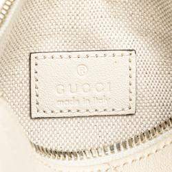 Gucci White Leather Blondie Mini Shoulder Bag