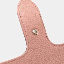Gucci Pink Small Dollar Leather Interlocking G Satchel