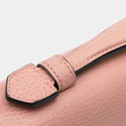 Gucci Pink Small Dollar Leather Interlocking G Satchel