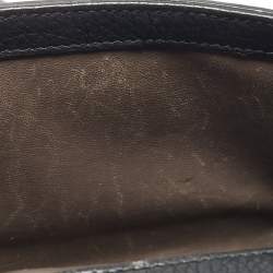 Pre Owned Gucci Black Leather Studded Miss Bamboo Shoulder Bag