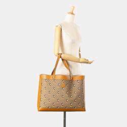 Gucci Brown Coated Canvas Disney GG Supreme Mickey Mouse Micro Tote Bag
