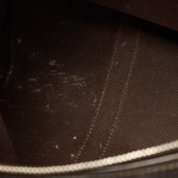 Gucci Dark Brown GG Supreme Canvas and Leather Medium Joy Boston Bag
