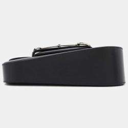 Gucci Black Leather Small Horsebit 1955 Shoulder Bag 