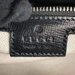 Gucci Black Leather Small Horsebit 1955 Shoulder Bag 
