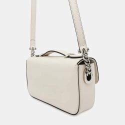  Gucci Ivory Leather Petite Mini Shoulder Bag