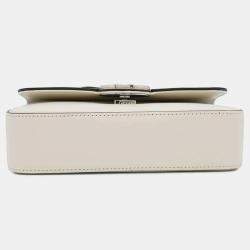  Gucci Ivory Leather Petite Mini Shoulder Bag