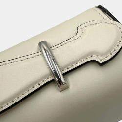  Gucci Ivory Leather Petite Mini Shoulder Bag