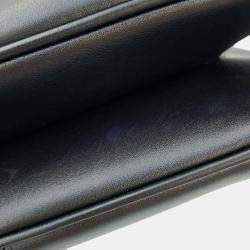 Gucci Black Leather Petit Gg Small Bag 