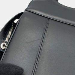 Gucci Black Leather Petit Gg Small Bag 