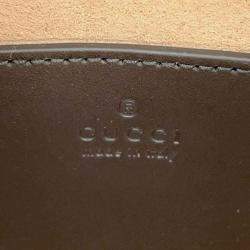 Gucci Black Leather Interlocking G Heart Shoulder Bag 