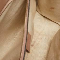 Pre Owned Gucci Beige GG Canvas Large Emily Chain Shoulder Bag