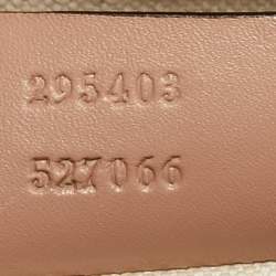 Pre Owned Gucci Beige GG Canvas Large Emily Chain Shoulder Bag
