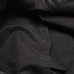 Pre Owned Gucci Black GG Canvas and Leather Medium Babouska Indy Hobo