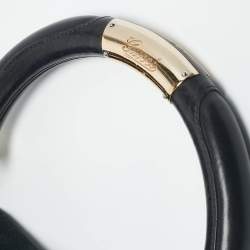 Pre Owned Gucci Black GG Canvas and Leather Medium Babouska Indy Hobo