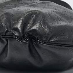 Gucci Black Guccissima Leather Large Hysteria Hobo