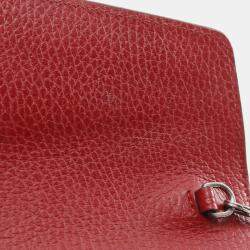 Gucci Red Mini Leather Dionysus Wallet on Chain Bag