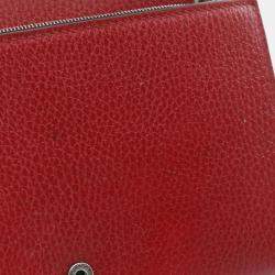 Gucci Red Mini Leather Dionysus Wallet on Chain Bag
