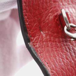 Gucci Red Mini Leather Dionysus Wallet on Chain Bag