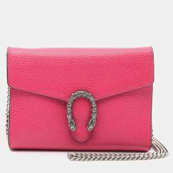 Gucci Mini Leather Dionysus Wallet on Chain Bag