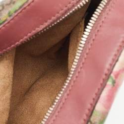 Gucci Multicolor GG Supreme Blooms Canvas and Leather Mini Chain Crossbody Bag