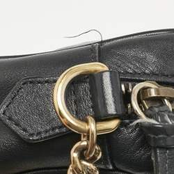 Gucci Black Matelassé Leather Mini GG Marmont Camera Bag