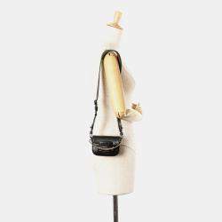 Gucci Black Mini Web Leather 1955 Horsebit Satchel Bag