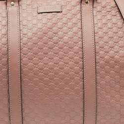 Gucci Blush Pink Microguccissima Leather Medium Joy Boston Bag
