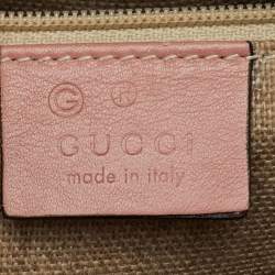 Gucci Blush Pink Microguccissima Leather Medium Joy Boston Bag