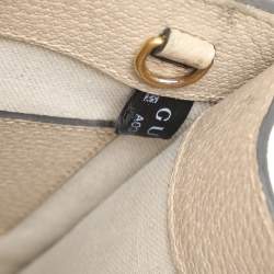 Pre Owned Gucci Beige GG Supreme Canvas Interlocking G Tote