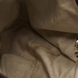 Pre Owned Gucci Burgundy Leather Large Soho Shopper Tote