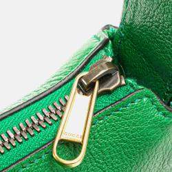Gucci Green Leather Aphrodite Mini Shoulder Bag