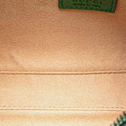 Gucci Green Leather Aphrodite Mini Shoulder Bag