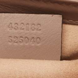 Gucci Beige GG Supreme Canvas and Leather Small Padlock Shoulder Bag