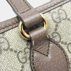 Gucci Beige GG Supreme Leather Double G Medium Tote Bag