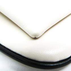 Gucci Black White Leather GG Marmont Arli Shoulder Bag