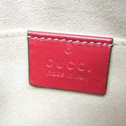 Gucci Red Leather GG Marmont Small Camera Shoulder Bag