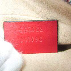 Gucci Red Leather GG Marmont Small Camera Shoulder Bag