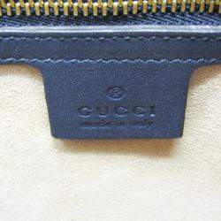 Gucci Navy Coated Canvas GG Supreme Tote Bag