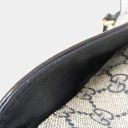 Gucci Navy Coated Canvas GG Supreme Tote Bag
