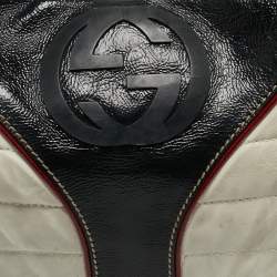 Gucci Tricolor Patent and Leather Medium Snow Glam Hobo 
