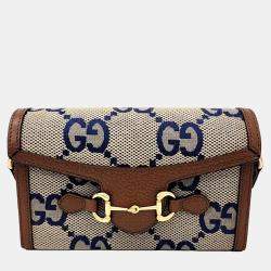 Gucci Beige PVC Horsebit 1955 Mini Bag
