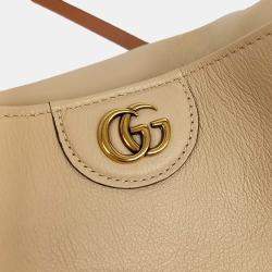 Gucci Beige/Brown Leather Diana medium shoulder bag