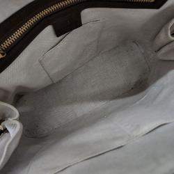 Gucci Fabric 1955 Horsebit Medium Top Handle Bag