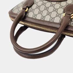 Gucci Fabric 1955 Horsebit Medium Top Handle Bag