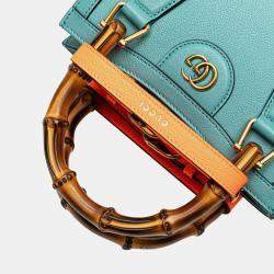 Gucci Mini Leather Bamboo Diana Satchel