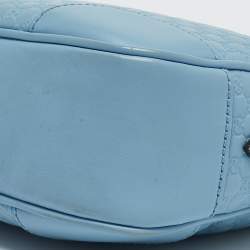 Gucci Light Blue Microguccissima Leather Bree Crossbody Bag