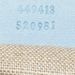 Gucci Light Blue Microguccissima Leather Bree Crossbody Bag