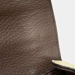 Gucci Multicolor PVC Leather GG Supreme Bamboo Top Handle Bag 
